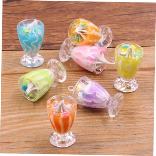 TOBBOMEY 8 Stück Teiliges Miniatur Eiscreme Becher aus Resin Realistische Puppenhaus Dekoration Kleine Gefälschte Dessert Cups für DIY Puppenhaus Zubehör und Miniatur Lebensmittel TOBBOMEY 8 Stück Teiliges Miniatur Eiscreme Becher aus Resin Realistische Puppenhaus Dekoration Kleine Gefälschte Dessert Cups für DIY Puppenhaus Zubehör und Miniatur Lebensmittel von TOBBOMEY