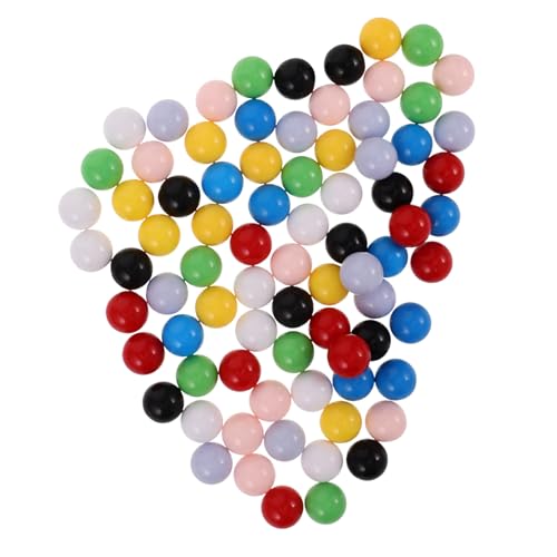 TOBBOMEY 80 Stück Teiliges Bunte Kunststoffspielkugeln Solide Sicher für Murmelspiel ersatzteile und Lernspielzeug Mathematik Hand Auge koordination und Kreativität von TOBBOMEY