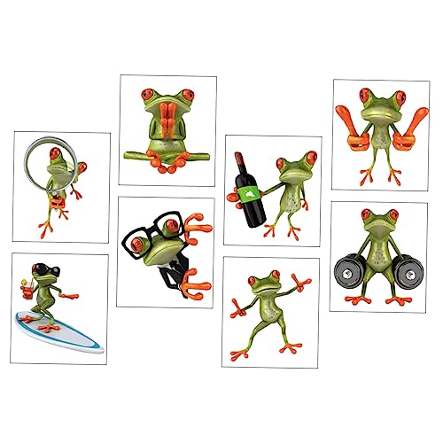 TOBBOMEY 8stücke Teiliges Frosch-wandtattoo Lustige Selbstklebende Aufkleber Für Auto Und Glatte Oberflächen Kreative Frosch-Muster-Dekoration Für Jedes Zimmer TOBBOMEY 8stücke Teiliges Frosch-wandtattoo Lustige Selbstklebende Aufkleber Für Auto Und Glatte Oberflächen Kreative Frosch-Muster-Dekoration Für Jedes Zimmer von TOBBOMEY
