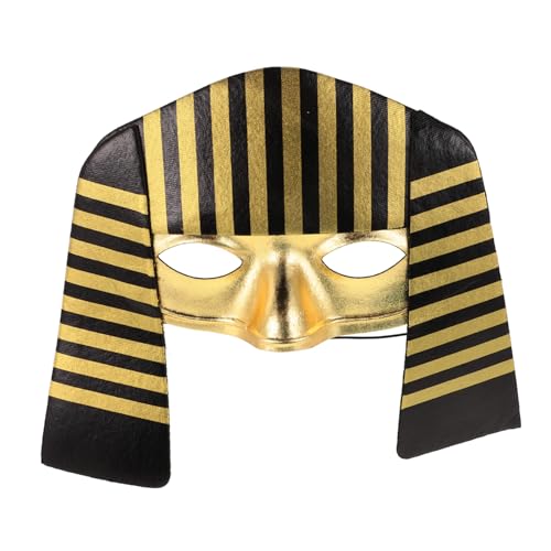 TOBBOMEY Ägyptische Maske Wiederverwendbar Leicht für Halloween Cosplay Party Bühnenauftritt Festliche Verkleidung mit Detailreichem Design TOBBOMEY Ägyptische Maske Wiederverwendbar Leicht für Halloween Cosplay Party Bühnenauftritt Festliche Verkleidung mit Detailreichem Design von TOBBOMEY
