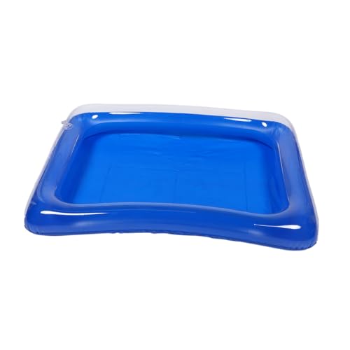 TOBBOMEY Aufblasbare PVC Sandspielwanne für Umweltfreundlich Geruchlos Strapazierfähig Leicht zu Reinigen Tragbar für Drinnen und Draußen für Sandburgenbau und Spielerische Lernaktivitäten von TOBBOMEY