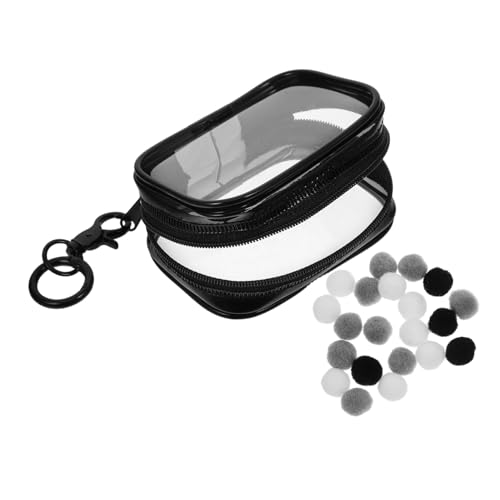 TOBBOMEY Baby Show Tasche, Figuren Vitrinen, Durchsichtige Figuren Vitrinentasche, Puppen Vitrinentasche, Blind Tasche, Schlüsselanhänger, Tragbare PVC Taschen Für Kleine Puppen, Figuren von TOBBOMEY