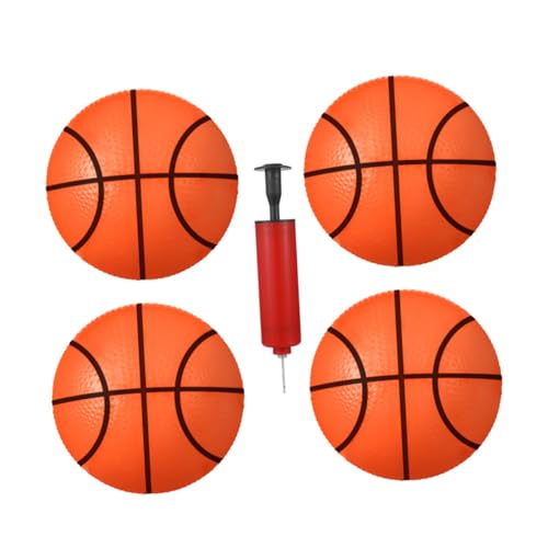 TOBBOMEY Basketballspielzeug PVC Aufblasbar mit Anti rutsch Design Bunte Luftgefüllte Bälle für Jungen und Mädchen als Geburtstagsmitbringsel und Mitgebsel Zufällige Farbe Zufällige Farbe von TOBBOMEY