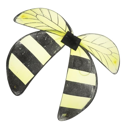 TOBBOMEY Bienenflügel Kinderkostüm Elastisch Verstellbar Niedlich für Festliche Aufführungen Halloween Geburtstag Party Zubehör TOBBOMEY Bienenflügel Kinderkostüm Elastisch Verstellbar Niedlich für Festliche Aufführungen Halloween Geburtstag Party Zubehör von TOBBOMEY