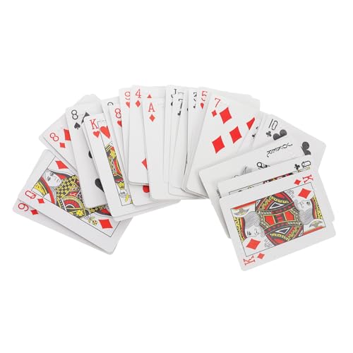 TOBBOMEY Braille Spielkarten für Sehbehinderte Großdruck Kartenspiel mit Taktilem Punktschrift Design Benutzerfreundliche Vielseitig Einsetzbar für Poker Golf und Weitere Spiele TOBBOMEY Braille Spielkarten für Sehbehinderte Großdruck Kartenspiel mit Taktilem Punktschrift Design Benutzerfreundliche Vielseitig Einsetzbar für Poker Golf und Weitere Spiele von TOBBOMEY