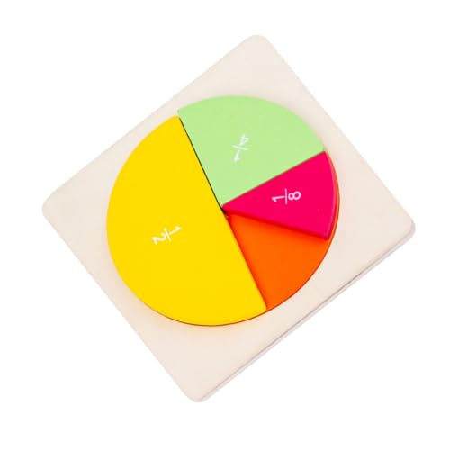 TOBBOMEY Buntes Holz lernset Bruchkreise Mathe Puzzles für Farbenfrohe Bruchteile zur Anschaulichen Bruchrechnung und Zählhilfe Pädagogisches Unterrichtsmaterial TOBBOMEY Buntes Holz lernset Bruchkreise Mathe Puzzles für Farbenfrohe Bruchteile zur Anschaulichen Bruchrechnung und Zählhilfe Pädagogisches Unterrichtsmaterial von TOBBOMEY