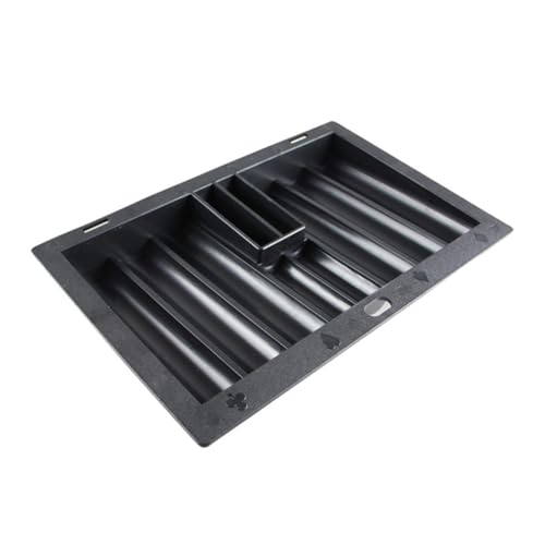 TOBBOMEY Chip Tablett, Tisch Chip Aufbewahrungstablett, Poker Chip Halter, Poker Chip Hülle, Tisch Chip Tablett, Dickes Poker Chip Tablett, Tisch Chip Halter Tablett von TOBBOMEY