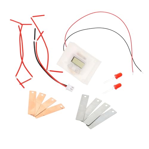 TOBBOMEY DIY Fruchtbatterie Experimentierkasten Wissenschaftliches Lernspielzeug für Schüler Inklusive Kartoffel Uhr Praktisches Science Kit für Zuhause und Schule Fördert Kreativität und TOBBOMEY DIY Fruchtbatterie Experimentierkasten Wissenschaftliches Lernspielzeug für Schüler Inklusive Kartoffel Uhr Praktisches Science Kit für Zuhause und Schule Fördert Kreativität und von TOBBOMEY