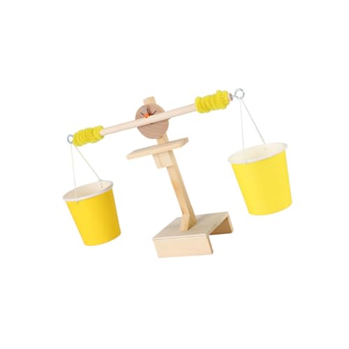 TOBBOMEY DIY Holz Waage Balancierspielzeug für Ab Jahren Wissenschaftliches Experimentierspiel Handliches Balancespiel Koordination und Naturwissenschaften von TOBBOMEY