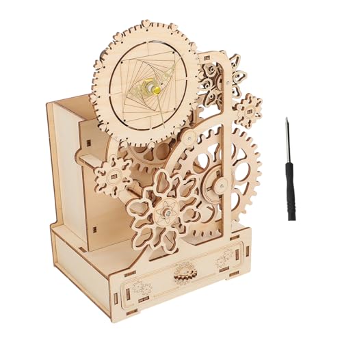 TOBBOMEY DIY Holzpuzzle Musikbox mit Mechanischem Aufziehmechanismus Multifunktionaler Stifthalter für Schreibtisch Pädagogisches Intelligenz Robust und Dekorativ für Erwachsene TOBBOMEY DIY Holzpuzzle Musikbox mit Mechanischem Aufziehmechanismus Multifunktionaler Stifthalter für Schreibtisch Pädagogisches Intelligenz Robust und Dekorativ für Erwachsene von TOBBOMEY