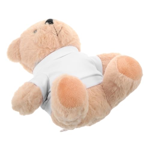 TOBBOMEY DIY Plüsch-teddybär Flauschig Kuschelig mit Weißem T-Shirt zum Bedrucken für Geburtstagsdeko Shower Geschenk Erwachsene Kreative Handarbeitsspielzeug TOBBOMEY DIY Plüsch-teddybär Flauschig Kuschelig mit Weißem T-Shirt zum Bedrucken für Geburtstagsdeko Shower Geschenk Erwachsene Kreative Handarbeitsspielzeug von TOBBOMEY