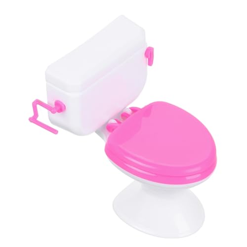 TOBBOMEY Delikate Miniatur Toilette Puppenhaus Badezimmer Zubehör Weiß Mini Wc Modell für Mini Haus Dekoration Vielseitig Einsetzbar als Puppenhaus Zubehörelement für Detailreiche TOBBOMEY Delikate Miniatur Toilette Puppenhaus Badezimmer Zubehör Weiß Mini Wc Modell für Mini Haus Dekoration Vielseitig Einsetzbar als Puppenhaus Zubehörelement für Detailreiche von TOBBOMEY