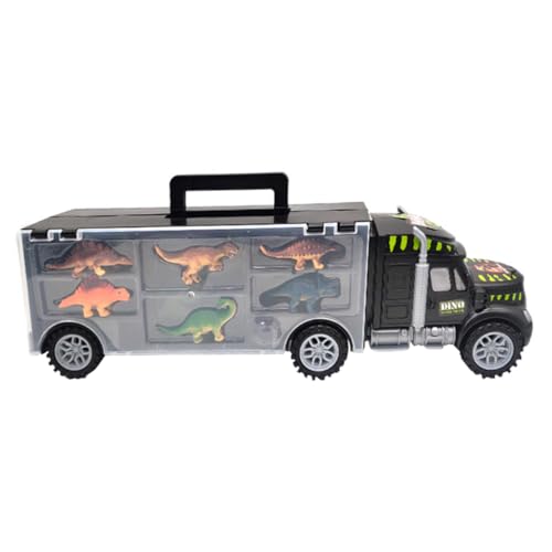 TOBBOMEY Dinosaurier Transport LKW Set mit Realistischen Dinosaurier Figuren Abnehmbarer Anhänger Robust und Sicher für Sammeln und Lernen TOBBOMEY Dinosaurier Transport LKW Set mit Realistischen Dinosaurier Figuren Abnehmbarer Anhänger Robust und Sicher für Sammeln und Lernen von TOBBOMEY