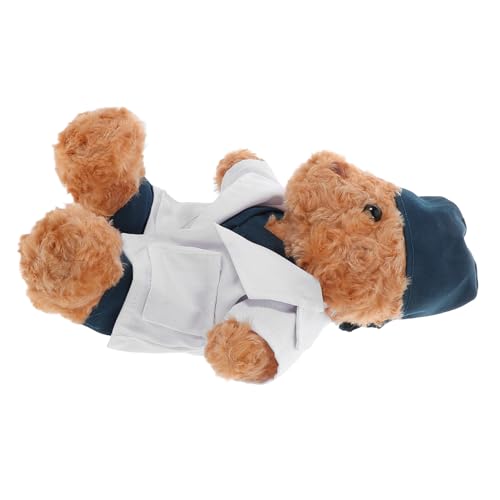 TOBBOMEY Doktor-Bär-Puppe weicher Stoffbär Plüsch gefüllte Bärenpuppe kleine Bärenpuppe medizinischer Plüsch Stofftier Bär ausgestopfter Bär Arzt Stofftier Baumwolle TOBBOMEY Doktor-Bär-Puppe weicher Stoffbär Plüsch gefüllte Bärenpuppe kleine Bärenpuppe medizinischer Plüsch Stofftier Bär ausgestopfter Bär Arzt Stofftier Baumwolle von TOBBOMEY