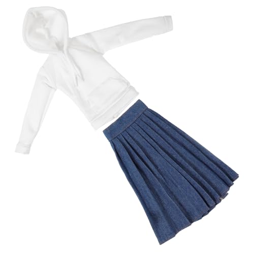 TOBBOMEY Doll Hoodie mit Faltenrock für Puppen Weiches Stoffkostüm Einfach Anzuziehen Vielseitig für Party Hochzeit und Alltag Detailreich Verarbeitet Puppenkleidungszubehör TOBBOMEY Doll Hoodie mit Faltenrock für Puppen Weiches Stoffkostüm Einfach Anzuziehen Vielseitig für Party Hochzeit und Alltag Detailreich Verarbeitet Puppenkleidungszubehör von TOBBOMEY