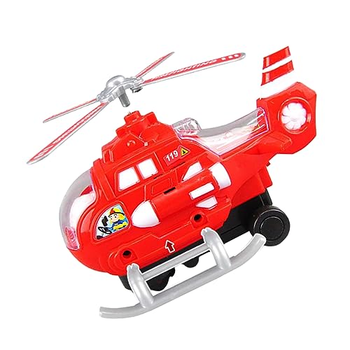 TOBBOMEY Elektrischer Hubschrauber mit Musik und Licht Hubschrauber für Jungen und Mädchen Simulation Flugzeug Sicher und Langlebig für Innen und Außenbereich von TOBBOMEY