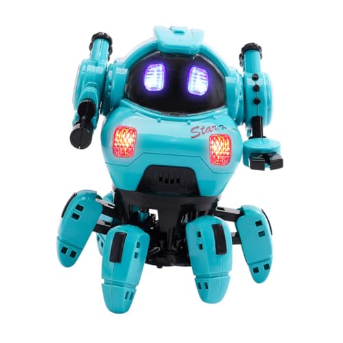 TOBBOMEY Elektrischer Tanzender Kinderroboter mit LED licht und Sound Kreative Lernspielzeug Robust und Interaktiv für Jungen und Mädchen Ab Jahren TOBBOMEY Elektrischer Tanzender Kinderroboter mit LED licht und Sound Kreative Lernspielzeug Robust und Interaktiv für Jungen und Mädchen Ab Jahren von TOBBOMEY