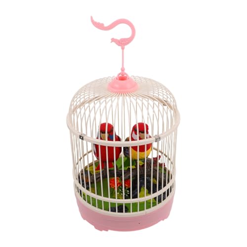 TOBBOMEY Elektrisches Singendes Vogelkäfig-Spielzeug Interaktive Sprachsimulation Für Kinder Kreatives Spielzeug Für Die Dekoration Zu Hause Oder Im Büro Realistische Vogelmodelle TOBBOMEY Elektrisches Singendes Vogelkäfig-Spielzeug Interaktive Sprachsimulation Für Kinder Kreatives Spielzeug Für Die Dekoration Zu Hause Oder Im Büro Realistische Vogelmodelle von TOBBOMEY