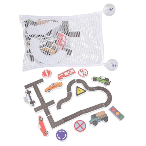 TOBBOMEY Eva Schaum Puzzle Badespielzeug mit Verkehrsmotiven Kreatives Kinderpuzzle zur Frühen Sicher und Sanft für Kleinkinder und Vorschulkinder TOBBOMEY Eva Schaum Puzzle Badespielzeug mit Verkehrsmotiven Kreatives Kinderpuzzle zur Frühen Sicher und Sanft für Kleinkinder und Vorschulkinder von TOBBOMEY