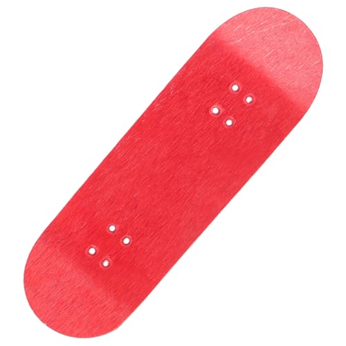 TOBBOMEY Finger Skateboard Lagigem Ahornholz DIY Mini Skateboard Kompaktes Fingerboard für Trickperformance Buntes Design Robustes Fingerspielzeug für Jugendliche von TOBBOMEY