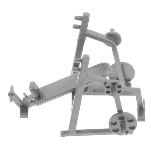 TOBBOMEY Fitnessgeräte Modell, Fitnessgeräte Modell, Mini Puppenhaus Zubehör, Puppenhaus Simulation, Fitness, Puppensport Zubehör von TOBBOMEY