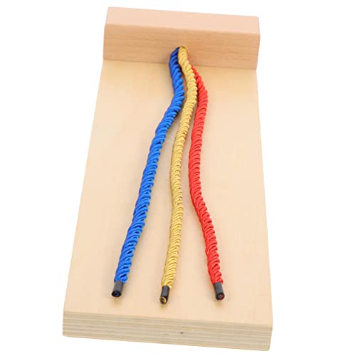 TOBBOMEY Flechtübungsspielzeug Aktivität Mädchen Flechtspielzeug Haarflechtspielzeug Für Kinder Haarflechten Lehr Und Lernspielzeug Kinderspielzeug Rollenspiel Kognitives Spielzeug von TOBBOMEY