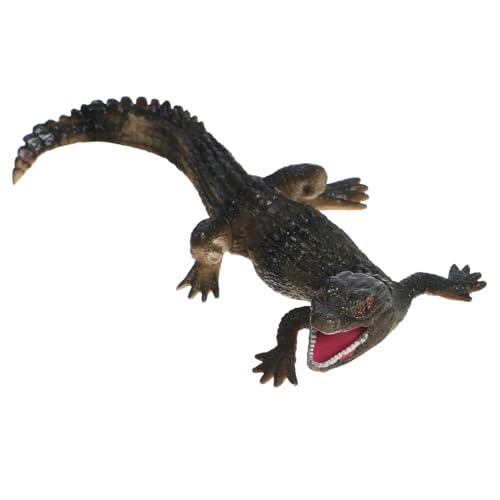 TOBBOMEY Frühe Bildung Krokodilmodell Spielzeug Wildtiere Figuren Wal Alligator Spielzeug Alligator Figur Simulation Krokodilmodell Krokodil Spielzeug Alligator Krabbelspielzeugmodelle PVC von TOBBOMEY