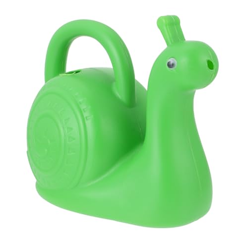 TOBBOMEY Gießkanne Plastik Wasserkanne Schnecken Design Leicht Große Kapazität Robustes Gartenspielzeug für Mädchen Outdoor Wasserspaß Niedliche Cartoon Gießkanne von TOBBOMEY