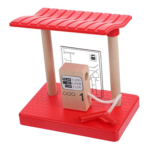 TOBBOMEY Gleiszubehör holzeisenbahn für für Pädagogisches Toy for The Teachers Zug Gleisspielzeug Auto Kindermodell vortäuschen lustiges tankstellenmodell TOBBOMEY Gleiszubehör holzeisenbahn für für Pädagogisches Toy for The Teachers Zug Gleisspielzeug Auto Kindermodell vortäuschen lustiges tankstellenmodell von TOBBOMEY