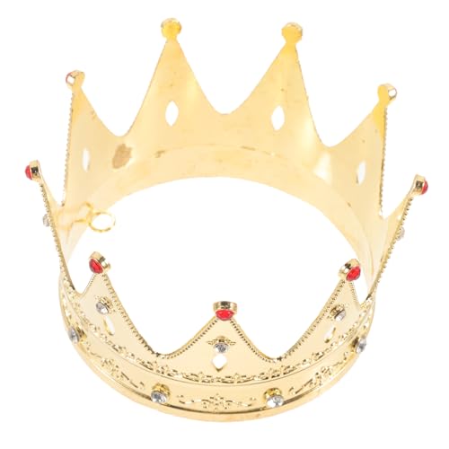 TOBBOMEY Goldene Geburtstagskrone für Mädchen Leichter Party Haarreif mit Funkelnden Schmucksteinen Sicherer Langlebiger Kopfschmuck für Cosplay Geburtstagsfeier und Festliche Anlässe TOBBOMEY Goldene Geburtstagskrone für Mädchen Leichter Party Haarreif mit Funkelnden Schmucksteinen Sicherer Langlebiger Kopfschmuck für Cosplay Geburtstagsfeier und Festliche Anlässe von TOBBOMEY