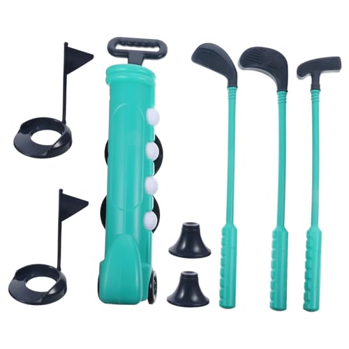 TOBBOMEY Golfspielzeug Kunststoff Golfschläger für Outdoor Spiele Sicher und Handpoliert Fördert Koordination und Intelligenz für Jungen und Mädchen Inklusive Zubehör für Mehr Spaß von TOBBOMEY