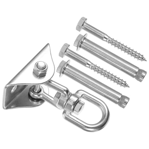 TOBBOMEY Hängesessel Halterung Rostfreier Stahl Deckenhaken mit Sicherem Befestigungsset Vielseitiger Schaukelaufhänger für Wand und Decke Einfache Montage für Hängesessel und Hängematten TOBBOMEY Hängesessel Halterung Rostfreier Stahl Deckenhaken mit Sicherem Befestigungsset Vielseitiger Schaukelaufhänger für Wand und Decke Einfache Montage für Hängesessel und Hängematten von TOBBOMEY