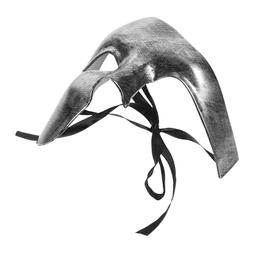TOBBOMEY Halbmaske Halloween Masquerade Maske Leicht Tragbar Dekorative Einäugige Cosplay Maske Für Party Karneval Fasching von TOBBOMEY