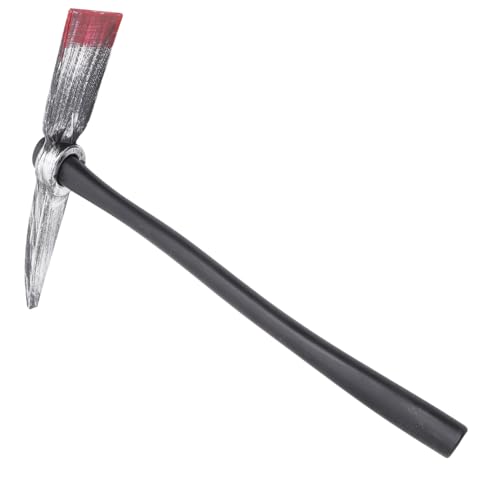 TOBBOMEY Halloween Deko Simulation Pickaxe aus Sicherem Kunststoff Leichtes Halloween Party Supply Vielseitiges Requisit für Kostüm Bühnenauftritt und von TOBBOMEY
