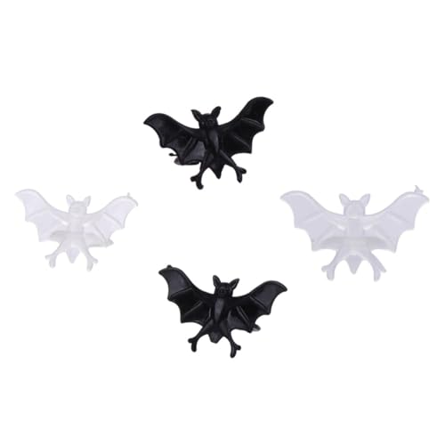 TOBBOMEY Halloween Fledermaus Leuchtringe aus Kunststoff Bunte Fluoreszierende Finger Ringe für Halloween Party Gruselige Deko Sicher und Geruchlos für Kostümparty und TOBBOMEY Halloween Fledermaus Leuchtringe aus Kunststoff Bunte Fluoreszierende Finger Ringe für Halloween Party Gruselige Deko Sicher und Geruchlos für Kostümparty und von TOBBOMEY