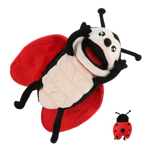 TOBBOMEY Handpuppen für Interaktive Plüsch Handpuppe im Cartoon Ladybug Design für Geschichten und Kreative Spiele TOBBOMEY Handpuppen für Interaktive Plüsch Handpuppe im Cartoon Ladybug Design für Geschichten und Kreative Spiele von TOBBOMEY