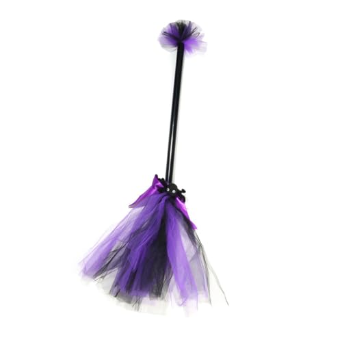 TOBBOMEY Hexenbesen Halloween Kostüm Dekorative Requisite Bunter Hexenbesen für Karneval Party und Cosplay Erwachsene Verwendbar Zufällige Farbe TOBBOMEY Hexenbesen Halloween Kostüm Dekorative Requisite Bunter Hexenbesen für Karneval Party und Cosplay Erwachsene Verwendbar Zufällige Farbe von TOBBOMEY