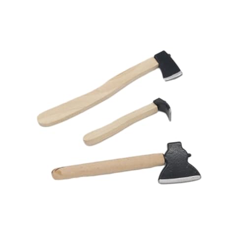 TOBBOMEY Holz Beil Mini Deko für Kinderzimmer mit Detailreicher Verarbeitung und Sicherem Leichtem Material für Kreative Hausdekoration von TOBBOMEY