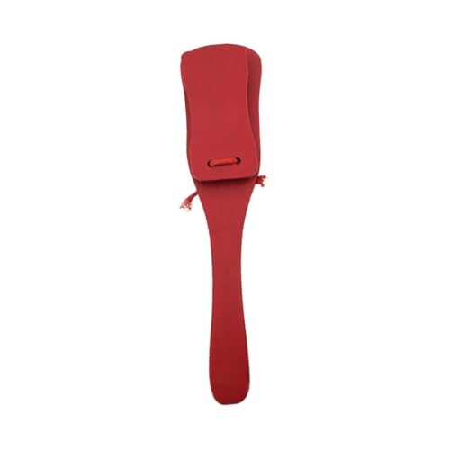 TOBBOMEY Holz Castagnetten Handheld Percussion Instrument Lernspielzeug aus Natürlichem Holz mit Leuchtender Farbe Pädagogisches Musikspielzeug Intelligenz und Musikalischen Entwicklung von TOBBOMEY