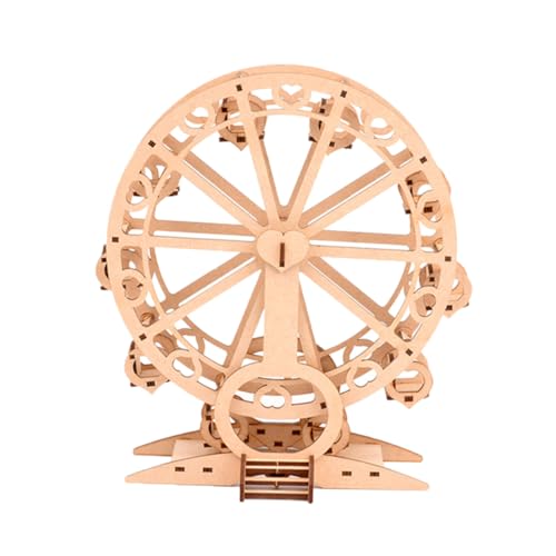 TOBBOMEY Holz Ferris Wheel Modell Bausatz DIY Puzzle für Erwachsene Lernspielzeug Planung und Denkfähigkeit Herzform Riesenrad Design TOBBOMEY Holz Ferris Wheel Modell Bausatz DIY Puzzle für Erwachsene Lernspielzeug Planung und Denkfähigkeit Herzform Riesenrad Design von TOBBOMEY