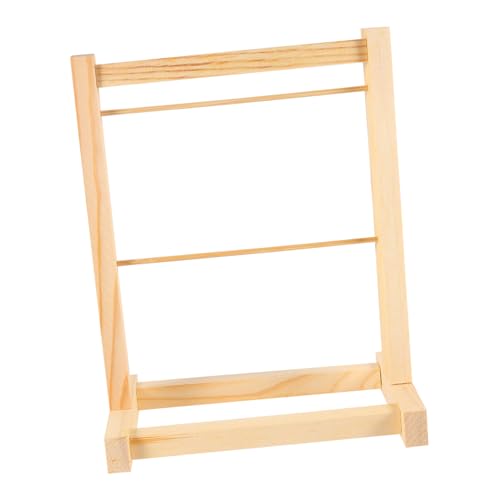 TOBBOMEY Holz Kleiderbügel für Puppen Doppellagiger Mini Puppenkleiderhalter Natürlicher Holzfarbton Geruchsfreier Lack zum Organisieren von Puppenkleidung Selbstständigkeit bei Kindern TOBBOMEY Holz Kleiderbügel für Puppen Doppellagiger Mini Puppenkleiderhalter Natürlicher Holzfarbton Geruchsfreier Lack zum Organisieren von Puppenkleidung Selbstständigkeit bei Kindern von TOBBOMEY
