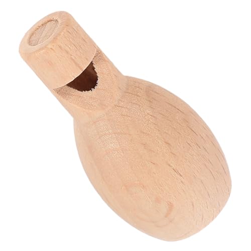 TOBBOMEY Holz Mini Pfeife DIY Musikinstrument für Leicht zu Pusten Unbemalt zum Bemalen Fördert Hörfähigkeit und Kreativität Kompakt und Tragbar für Musikalische Früherziehung von TOBBOMEY