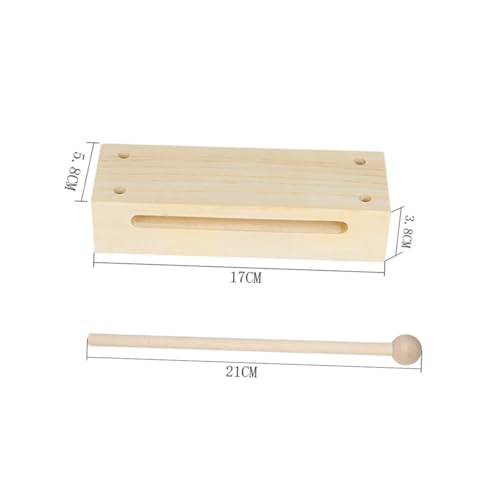 TOBBOMEY Holz Percussion Block Zweitonig Musikspielzeug für Musikinstrument zur Musikalischen Früherziehung Jungen Mädchen Geeignet Sensorische Entwicklung TOBBOMEY Holz Percussion Block Zweitonig Musikspielzeug für Musikinstrument zur Musikalischen Früherziehung Jungen Mädchen Geeignet Sensorische Entwicklung von TOBBOMEY