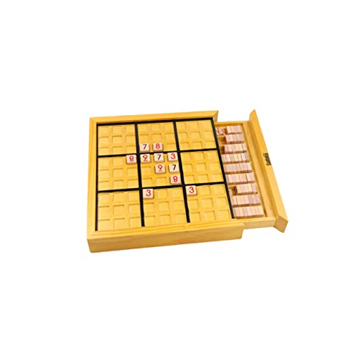 TOBBOMEY Holz Sudoku Brettspiel für Erwachsene und Intelligentes Puzzle mit Glatter Oberfläche Logisches Denktraining Langlebiges Sicheres Zahlenpuzzlespiel für Familie und Party TOBBOMEY Holz Sudoku Brettspiel für Erwachsene und Intelligentes Puzzle mit Glatter Oberfläche Logisches Denktraining Langlebiges Sicheres Zahlenpuzzlespiel für Familie und Party von TOBBOMEY
