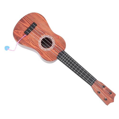 TOBBOMEY Holz Ukulele für Musikinstrument für Anfänger Verstellbare Kreatives zur Musikalischer Fähigkeiten Geeignet für Jungen und Mädchen Ab Jahren von TOBBOMEY