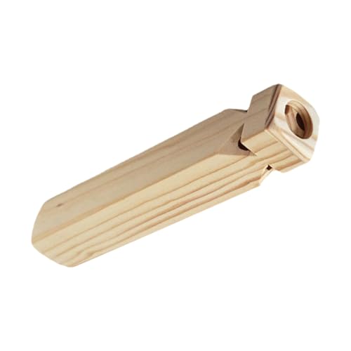 TOBBOMEY Holz Zugpfeife zum Selberbemalen Musikinstrument für Langlebig und Robust Lernspielzeug für Junge Musiker ohne Muster von TOBBOMEY