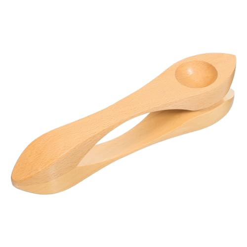 TOBBOMEY Holz musiklöffel Percussion Instrument aus Hochwertigem Holz Fein Poliert Langlebig und Geruchlos Geeignet für Frühkindliche Musikförderung und Bühnenauftritte von Jungen und von TOBBOMEY