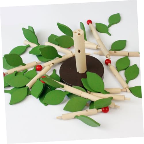 TOBBOMEY Holzbaustein Baum Puzzle für DIY Montage Lernspiel Pädagogisch Fördert Kognitive Fähigkeiten Handliches Leichtes Material für Jungen und Mädchen Ab Jahren von TOBBOMEY