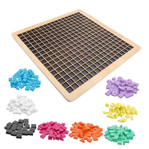 TOBBOMEY Holzpuzzle Musterbausteine Montessori Lernspielzeug für Kreativität Feinmotorik Eltern Junge Mädchen Interaktion TOBBOMEY Holzpuzzle Musterbausteine Montessori Lernspielzeug für Kreativität Feinmotorik Eltern Junge Mädchen Interaktion von TOBBOMEY