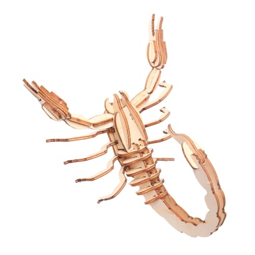 TOBBOMEY Holzpuzzle für DIY Insektenmodell Dreidimensionales Tier Ornament Pädagogisches Lernspielzeug Kreativität und Feinmotorik Umweltfreundliches Holzmaterial von TOBBOMEY